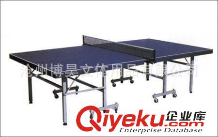 体育器材 厂家供应体育器材室内gd单折移动式乒乓球台高密度纤维板台面