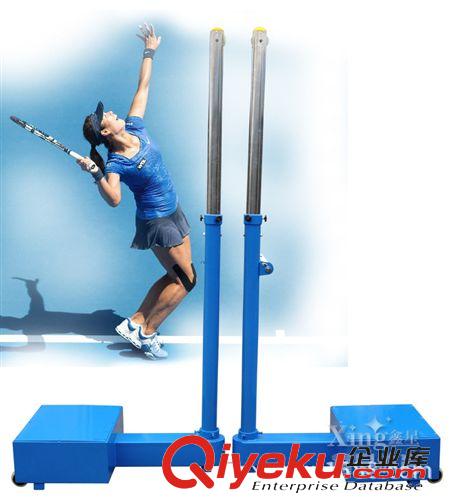 网球器材系列 气排球架专业标准移动式气排球网架加重型稳定性强沙滩气排球柱
