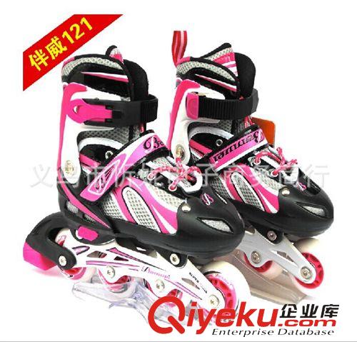 极限、轮滑运动 新款zp伴威BW121加强版儿童溜冰鞋批发 轮滑鞋 直排溜冰鞋批发