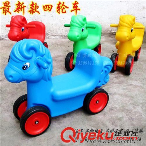 儿童学步车   加厚幼儿园玩具车塑料滑轮车四轮小马滑车溜溜车儿童学步车摇摇车