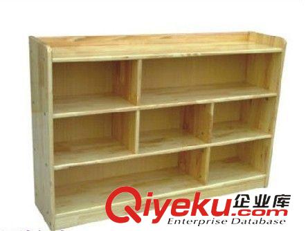 木制书柜 隔板 幼儿园原木玩具柜/幼儿实木书柜 整理柜/原木书架/木制玩具柜