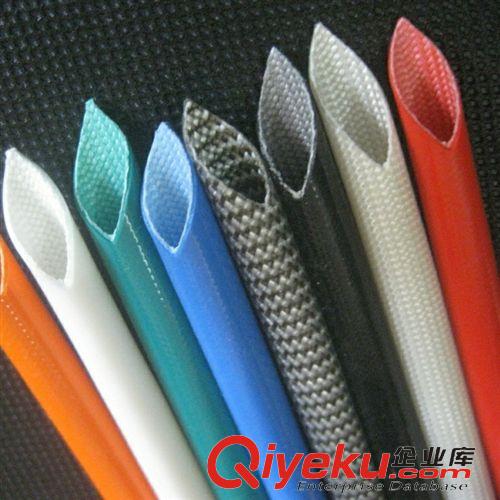 内纤外胶管 供应定做各种颜色 内纤外胶套管 耐温隔热 玻纤管 H级电机套管