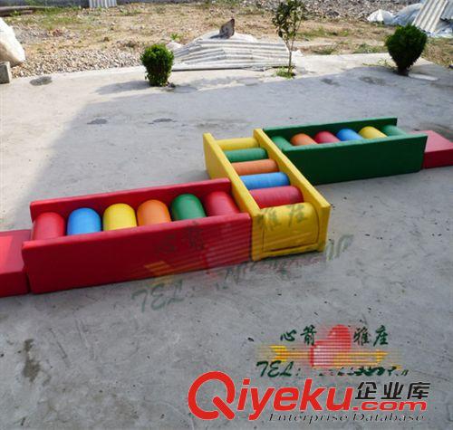 软体设备/软体沙发 幼儿园亲子软体组合玩具 曲折波浪桥 平衡感统教具 独木桥 步道