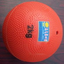 体育用品 厂家批发充气实心球 全胶实心球 加沙加厚众乐星实心球 软实心球