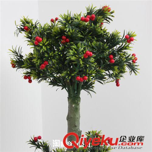 新品上市 大量批发仿真植物 假树盆景 客厅摆放 塑料 1.8米新古龙杆罗汉松