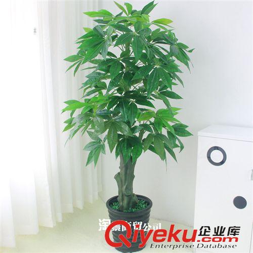 仿真植物高度分类 仿真植物树厂家批发假树落地摆放盆栽仿真树 1.6米过胶吉祥发财树