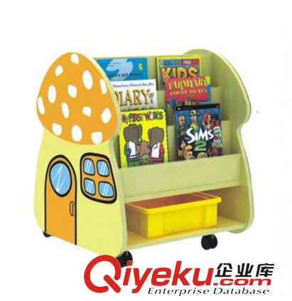 枫木纹收纳柜系列 新蘑菇小屋书柜，蘑菇造型图书柜，幼儿园读书角组合柜