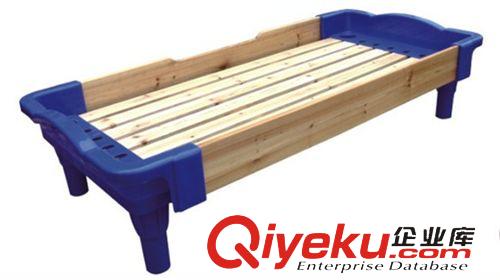 儿童床 双人木扶手幼儿床 儿童塑料杉木床 实木超宽双人床 幼儿园专用床