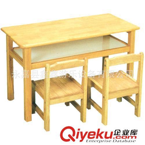 木制桌椅 厂家直销 幼儿园用品 儿童桌椅 防火板木制豪华长方桌