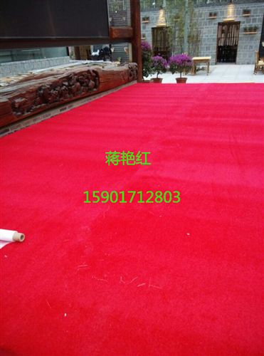 圈绒地毯 喜庆的大红圈绒地毯现货出售上海大红圈绒地毯黑红圈绒地毯
