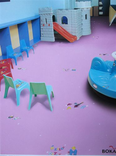 博凯塑胶地板 儿童弹性地板卡通系列适用幼儿园、儿童医院、育儿中心等儿童场所