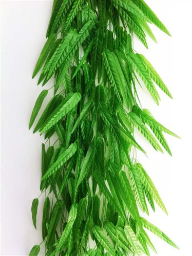 仿真藤条 花藤 仿真植物 可拼接 供应 仿真柳叶 装饰绿藤 1.8米20片叶子 大柳叶