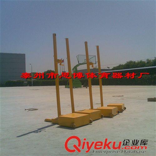 羽毛球用品 标准比赛休闲移动式球网柱/羽毛球柱子/配重式