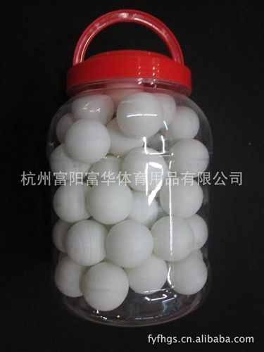 乒乓球 【厂家直销】供应60个桶装40mm乒乓球 PP球