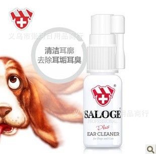 宠物洗护用品 圣路薇宠物洁耳pj15ML|狗狗洗耳水|宠物狗耳朵清洁耳道防耳螨