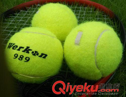 网球 厂家直销 werkon威尔康带绳网球989 全新升级 加粗皮筋黑色可定做
