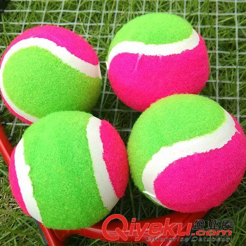 网球 厂家直销 宠物 粘巴球 红色加绿色