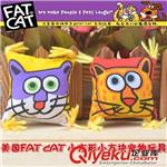 猫狗玩具--北京佩它 佩它CT00194美国FAT CAT 双色随机小方块 小方形宠物玩具0