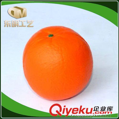 pu水果 厂家直销 各种儿童过家家减压玩具 脐橙pu水果模型