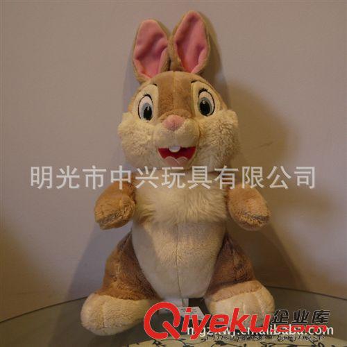 品质长毛绒 【厂家直销】供应2013新款宠物站立可爱棕色毛绒兔子玩具（图）