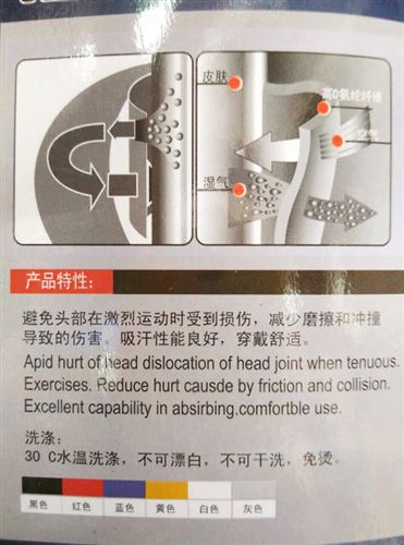 护具系列 特价促销zp忍牌738护头带 篮球护具纯棉吸汗头巾发带可护额