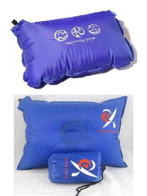 充气旅行枕 便携可折叠充气户外睡枕 pvc圆筒吹气抱枕 成人吹气情趣枕头