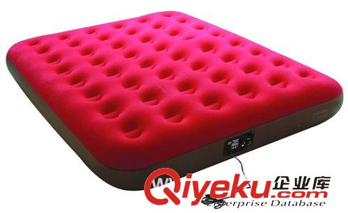 充气床 【送气泵】充气植绒单人床垫 直拉带设计豪华植绒气垫床