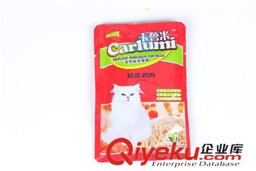 狗粮猫粮 猫零食 卡鲁米 宠物猫湿粮 猫妙鲜包 tr美味精选鸡肉口味85g