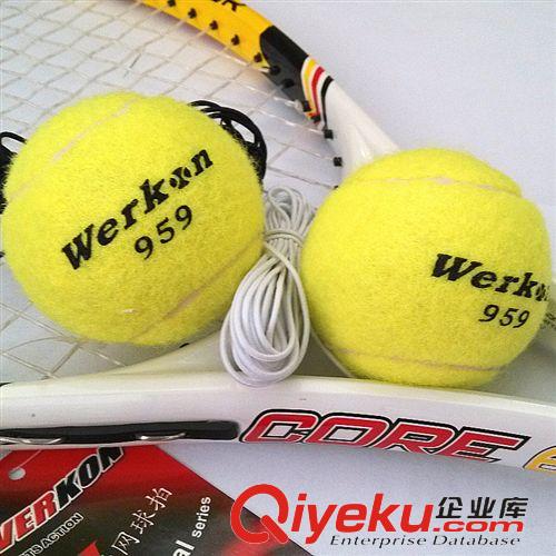 网球训练器 厂家直销 高级威尔康单人带粗皮筋绳网球959  可定做