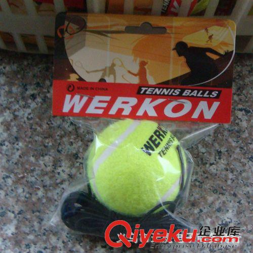网球训练器 带皮筋绳网球升级版 黑色加粗 高弹跳801 网球用品训练专用可定制