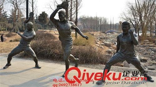 艺林城市园林景观雕塑 园林小品人物雕塑 运动人物雕塑 乒乓球运动人物雕塑 园林雕塑