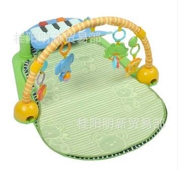 热销玩具 费雪W2621音乐脚踏钢琴健身架器宝宝游戏毯爬行垫早教玩具