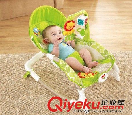 热销玩具 FisherPrice BCD30儿童安抚椅费雪欢乐动物多功能摇椅安抚躺椅