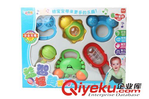 按价格分类 新生儿 益智玩具摇铃 婴儿手摇铃 宝宝儿童玩具0-1岁礼盒6件套装