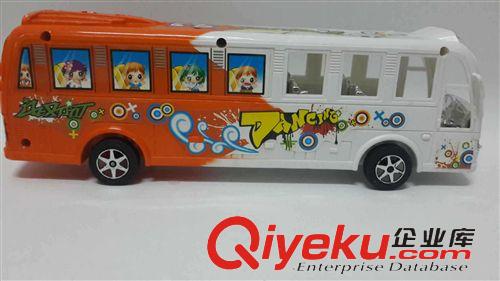 惯性 回力 拉线 玩具 厂家直销惯性公交fzmx车公交巴士大巴车地摊货源儿童玩具车