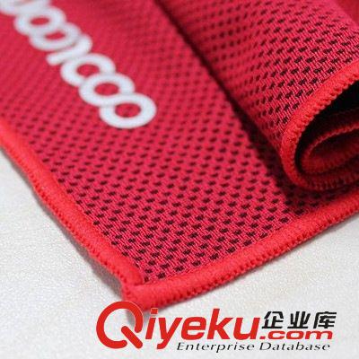 运动毛巾 运动毛巾 麦迪运动巾 红色灌装coolcore健身降温吸汗冷感毛巾篮球