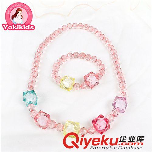项链／手链necklaces YOKI儿童项链 童气十足方糖几何形套装50307