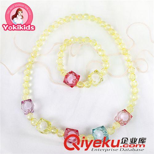 项链／手链necklaces YOKI儿童项链 童气十足方糖几何形套装50307
