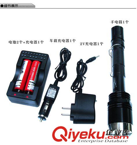 电筒系列 T61000流明强光充电电筒 CREE10wLED手电 户外应急防水变节  混批