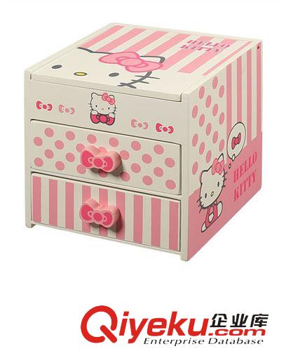 首饰盒 hello kitty首饰盒/化妆盒 精美饰品盒 公主欧式双层珠宝盒