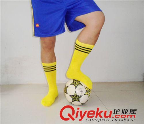 儿童系列 儿童男女足球宝贝舞蹈演出球队运动无跟纯色条纹过膝长筒足球袜子