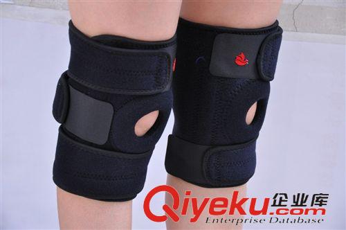 护膝 厂家直销护膝 专业生产硅胶双钢簧支撑运动户外可调节登山护膝