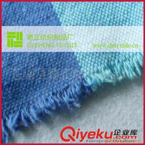 纱线绳布(Yarn Rope Fabric) 供应棉布/条纹棉布/机织棉布/手工粗布 蓝 条纹(图)