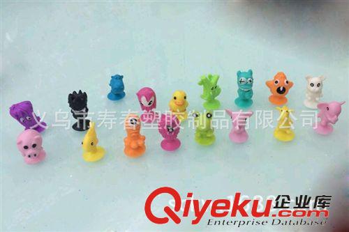 热销产品 TPR 塑料 吸盘小动物玩具