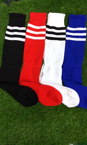 足球周边产品 中小学生足球训练袜 长筒中筒足球棉袜 加厚吸汗透气