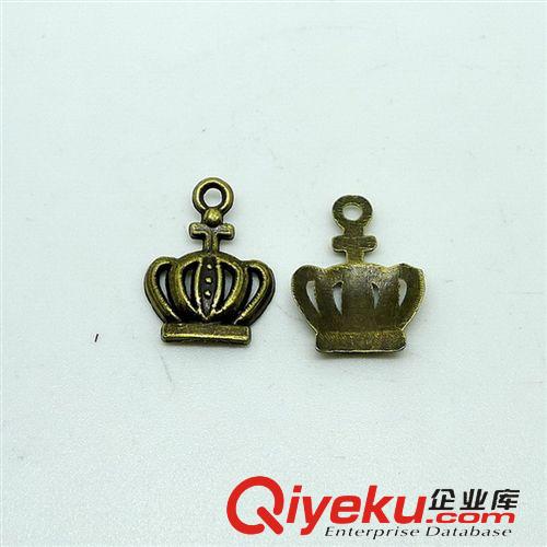 青古配件专区 A1729 皇冠 100个/包 1.1 克15x20mm 古青色 合金饰品配件批发