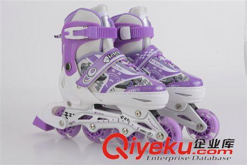 溜冰鞋 15年新款儿童/成人可调溜冰鞋 直排轮旱冰鞋 滑轮鞋套装 厂家直销