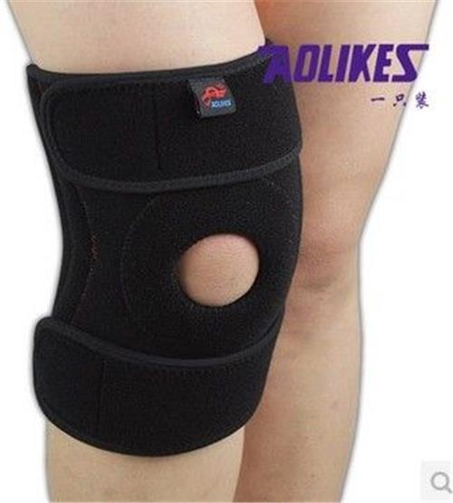 护膝系列 进口OK布四弹簧支撑登山护膝防滑护膝运动护具批发体育运动用品