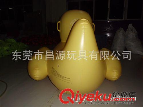 PVC充气动物 生产pvc充气大黄鸭 香港大黄鸭 pvc吹气大黄鸭 客户定制