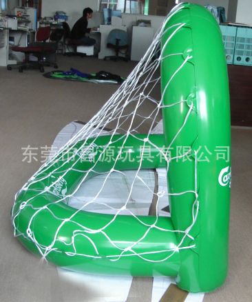 PVC充气体育运动用品 厂家定做pvc充气足球架 吹气网球架、儿童玩具足球架
